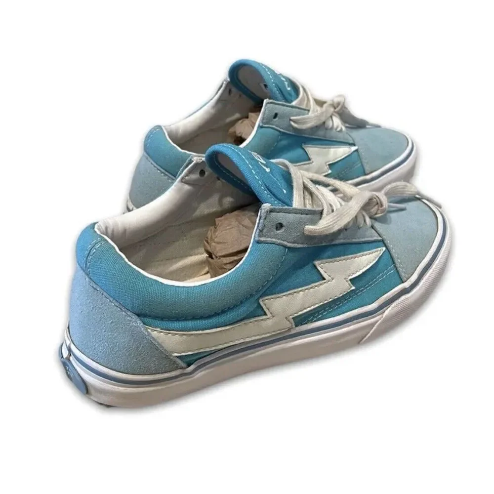 Revenge X Storm Blue Lightning Low‎ Top Lace Up Shoes Mens Size 5